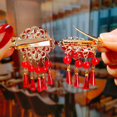 汉服头饰儿童发夹女童古风发饰古代配饰超仙流苏步摇宝宝头花饰品