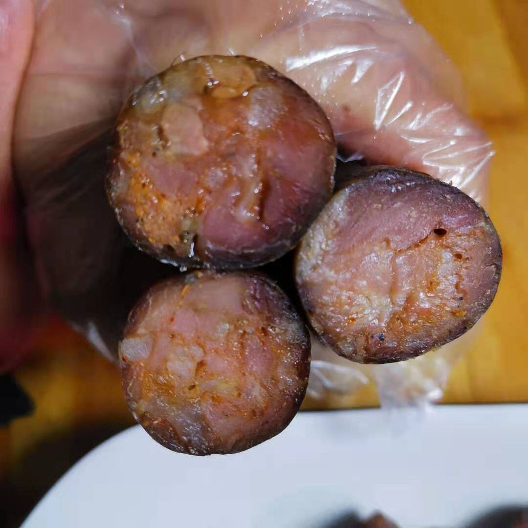 山东济南农家即食腊肠五香麻辣香肠手工灌制香肠