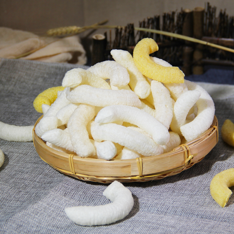 老式米棍爆米花怀旧食品传统玉米空心心黑膨化膨化食品