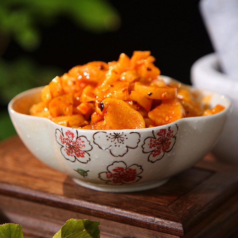 汇龙酱菜萝卜咸菜整箱散装甜辣商用川味丁下酱菜