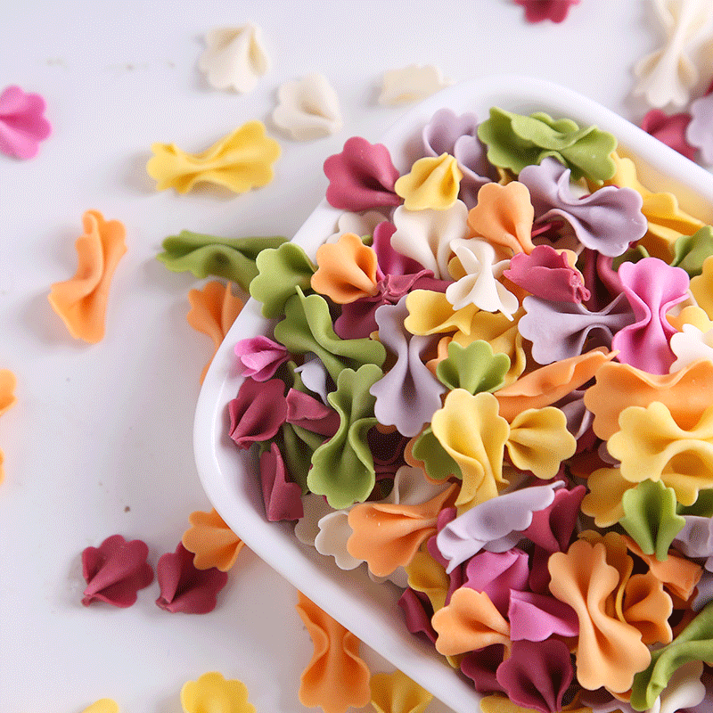 宝乐元果蔬汁杂粮面条面片蝴蝶面儿童主食面食一盒送婴儿幼儿食谱