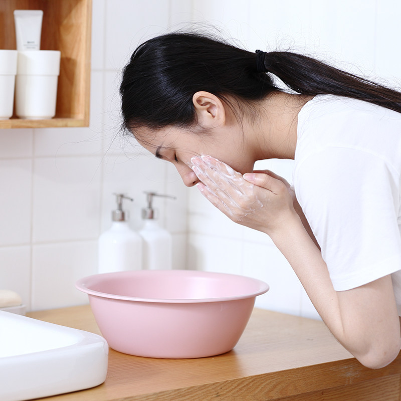 新疆包邮商城日式简约脸盆家用洗脸盆儿童宝宝脸盆