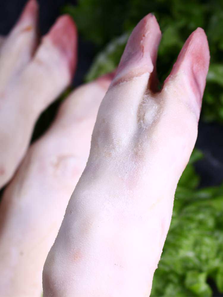 羊蹄新鲜蹄子冷冻带筋杀生清真现货山羊羊脚其它