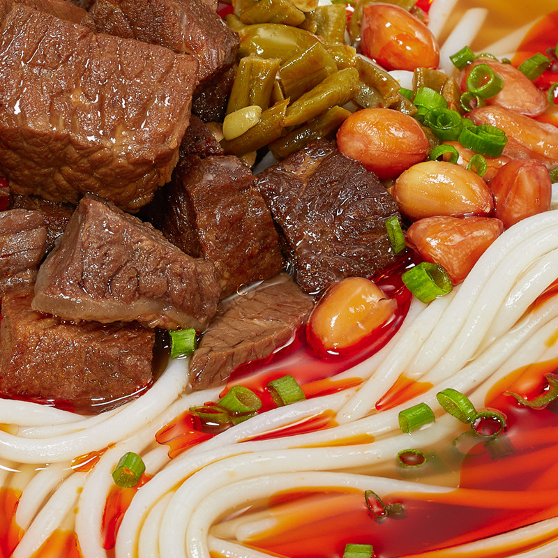 速食阳际山野牛肉粉江西米粉早餐特产香辣面条方便米线