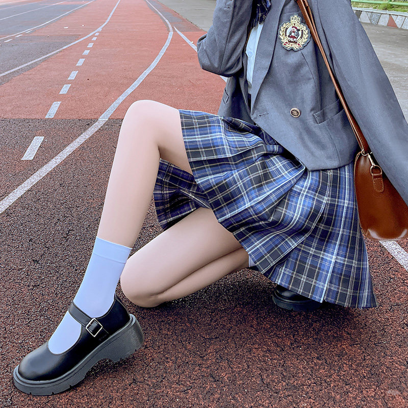 蕴卉yunhui光腿神器双层春秋薄款秋冬裸感超自然jk打底裤