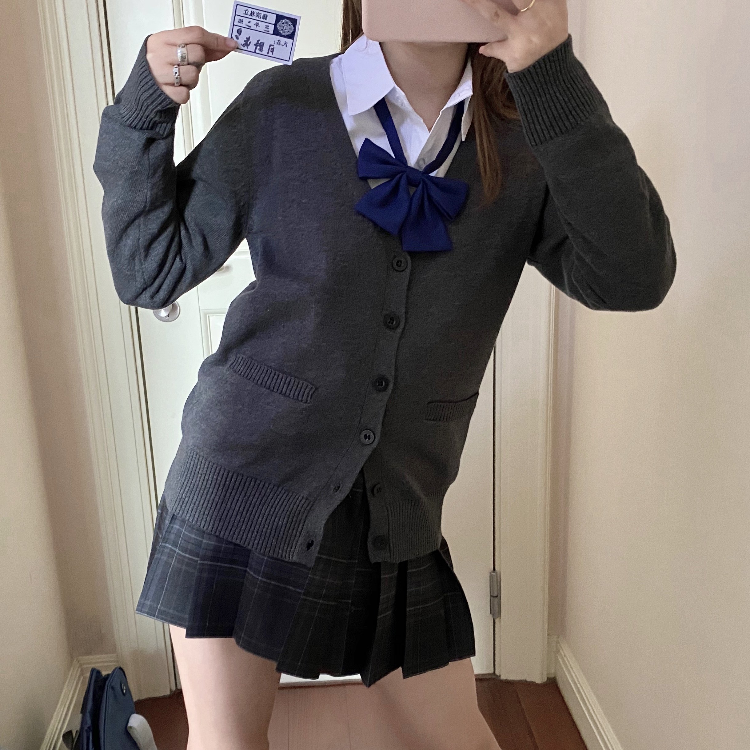 兔仔藤滨私立原创jk名扎日系校供胸牌胸针