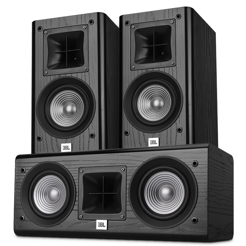jbl家庭影院发烧书架音箱5寸低音家用ktv木质hifi音箱