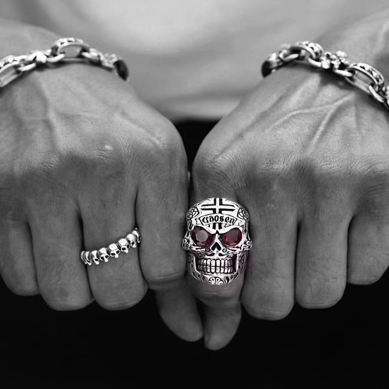 戒指kingbaby直营骷髅联排礼物k205646戒指