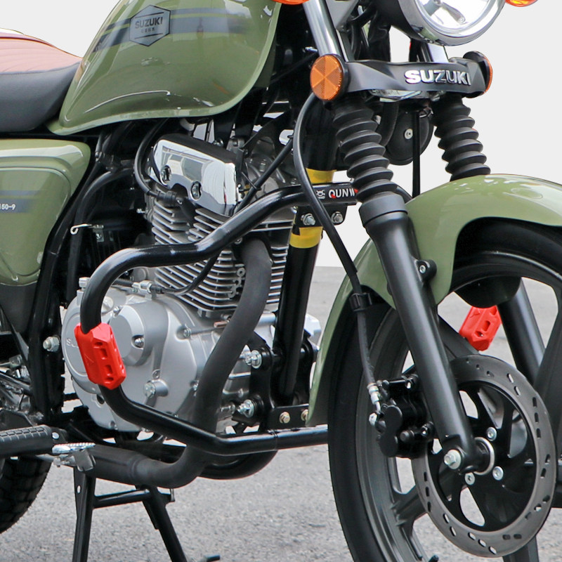 适用于轻骑铃木qs1509保险杠防摔护杠侧翻货架酷飙摩托车保险杠