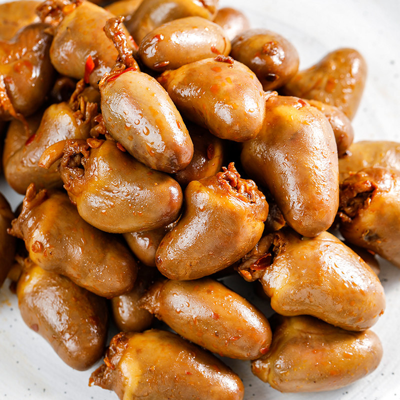 麦德肉食主义香辣鸭心零食小包包装卤味新鲜鸭肉零食