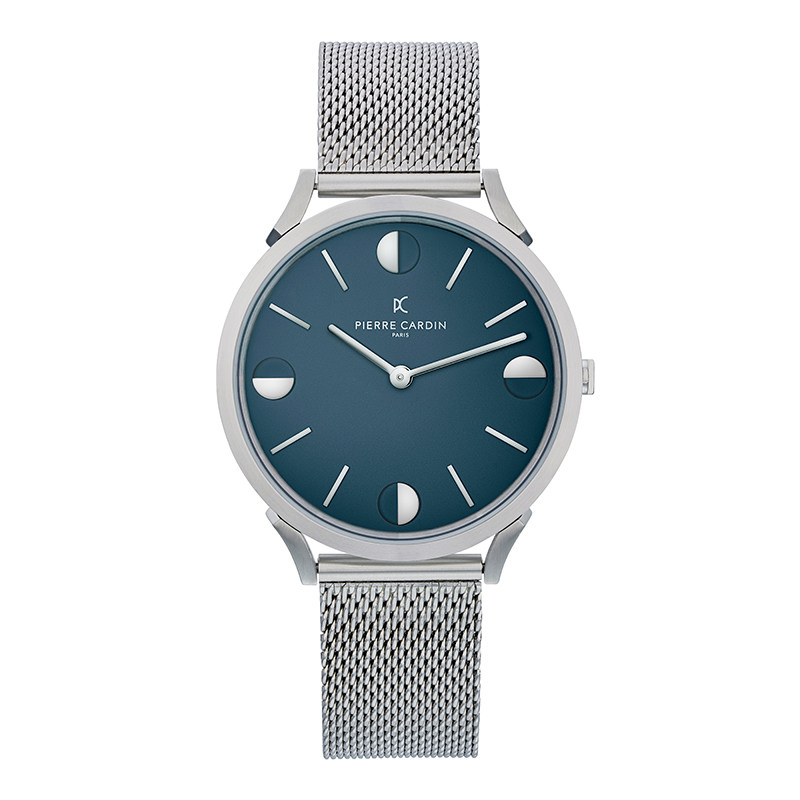 法国小众pierrecardin皮尔卡丹手表男商务简约米兰钢带防水石英表