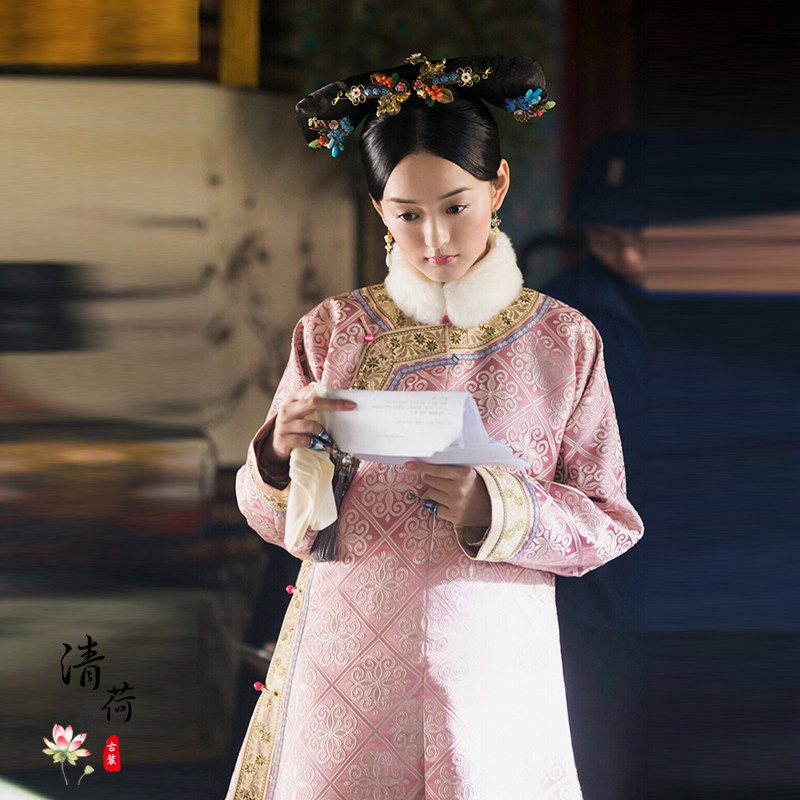 古装影视如懿传同款清朝格格妃子嫔妃旗服宫廷民族服装