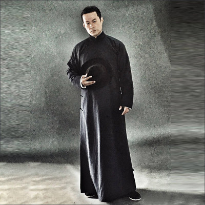 服装民国国风远大前程同款影视古装马褂长袍民族服装