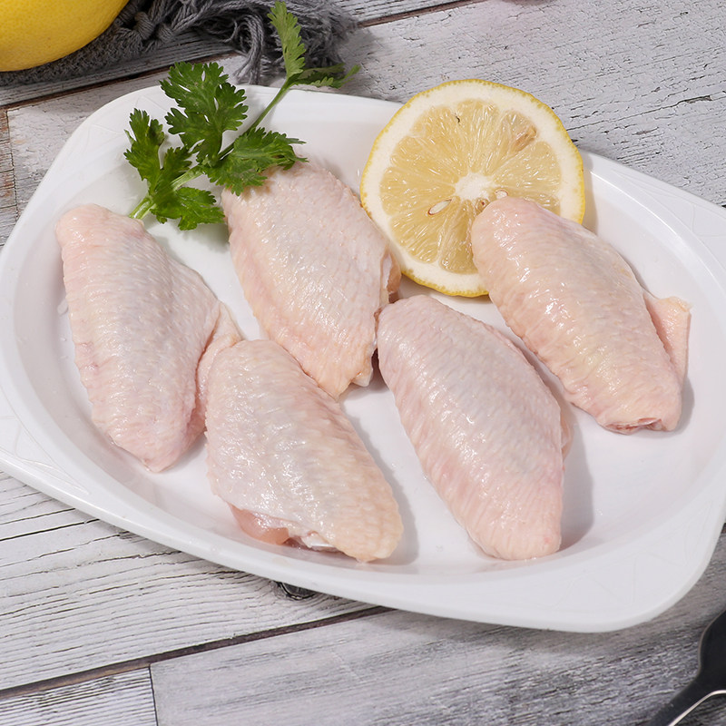 鸡翅冷冻4斤包邮中新新鲜冻鸡中翅可乐烤肉生鸡翅