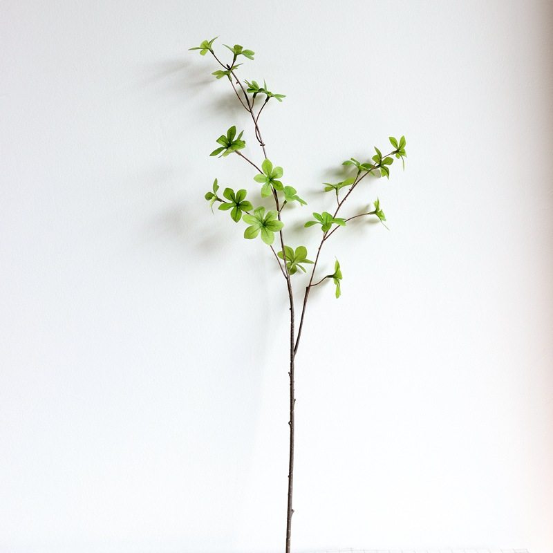 仿真叶子吊钟假植植物家居摆设花艺叶材自然仿真绿植