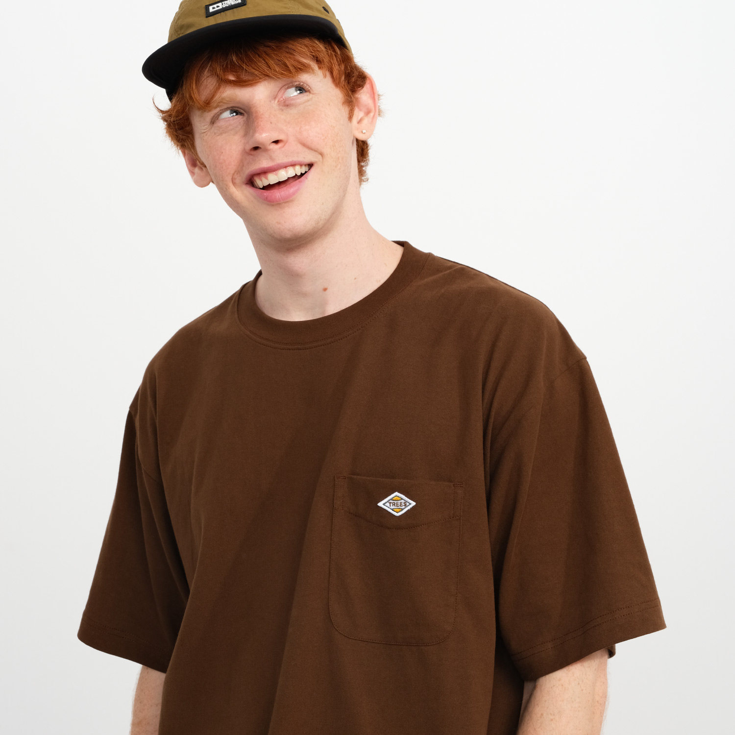 warmtrees户外支线treesoutside小贴袋袖标短袖t恤