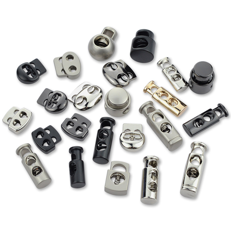 金属弹簧弹力绳扣衣服调节扣锁锁扣卡扣猪鼻纽扣