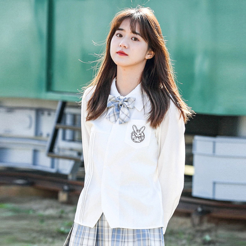 妖言兔兔原创jk制服衬衫衬衣基础日本少女衬衫