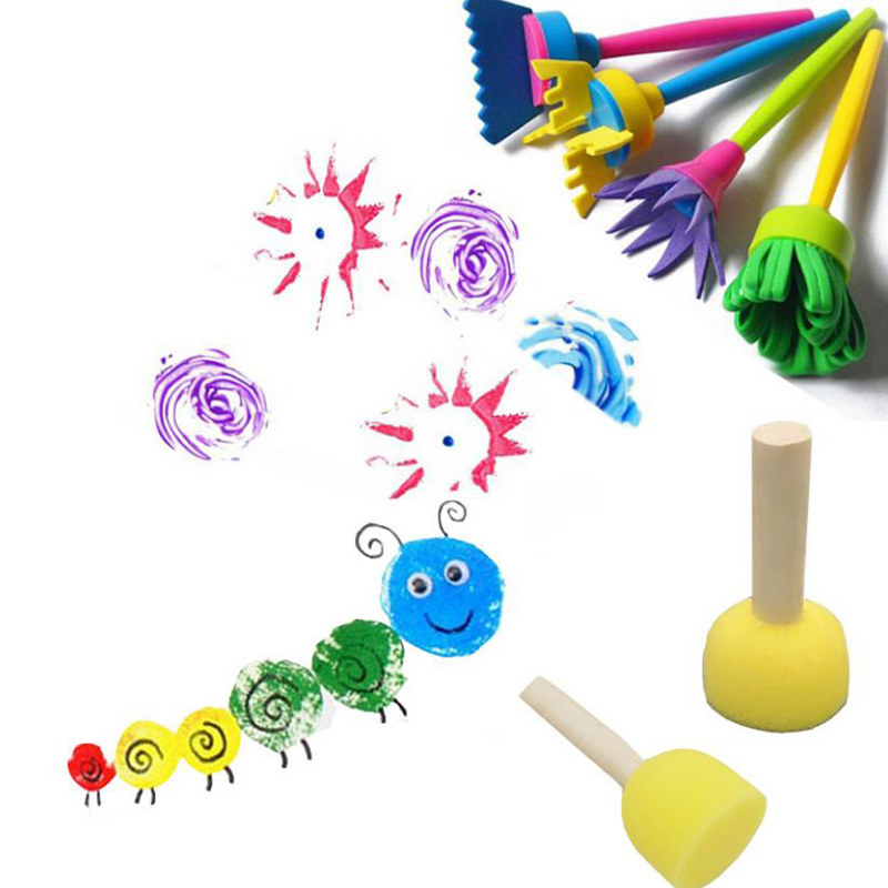 拓印工具幼儿园儿童绘画手工diy颜料滚筒画画画笔