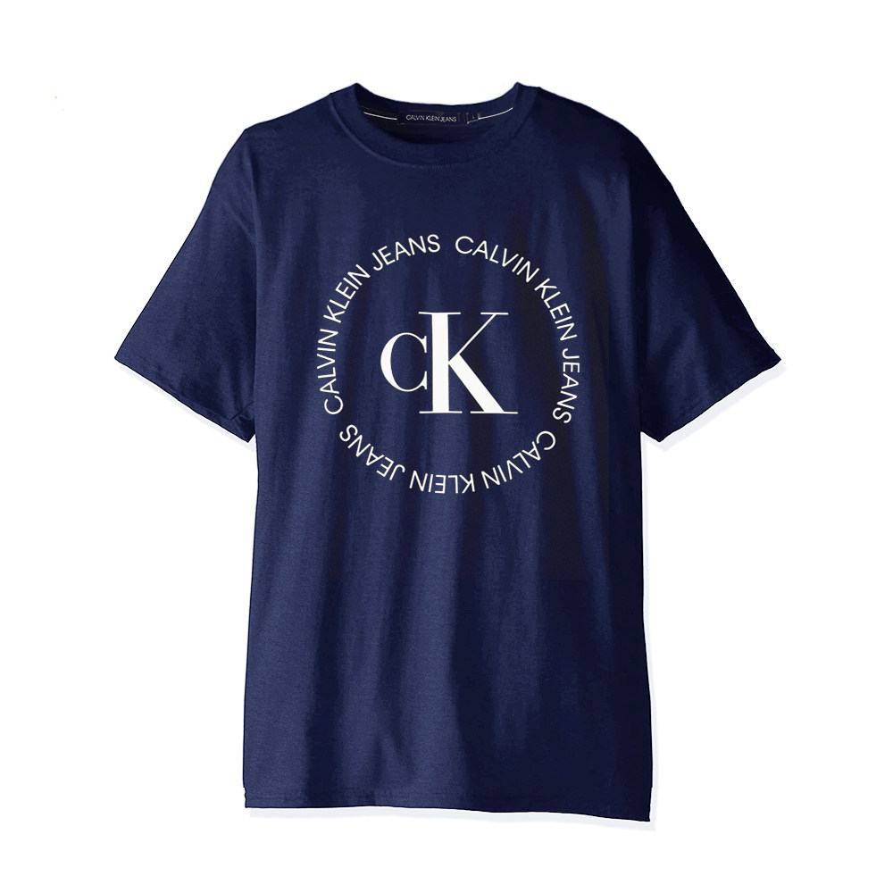calvinklein凯文克莱春夏新男装ck男士休闲圆环印花圆领短袖t恤