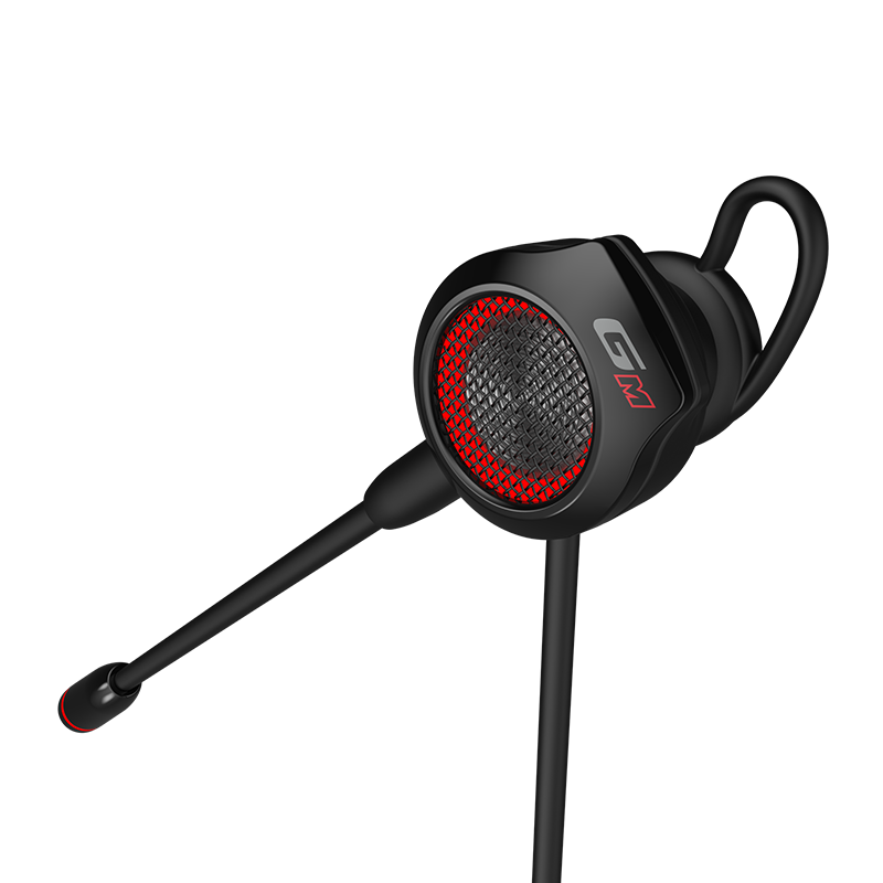 漫步者hecategm3蓝牙耳机入耳式手机线控颈挂式重低音震动耳麦