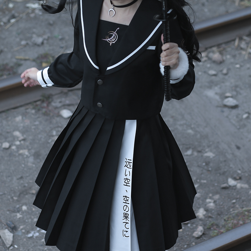 温柔暗杀原创不良jk制服暗黑套装正统全套学生校服