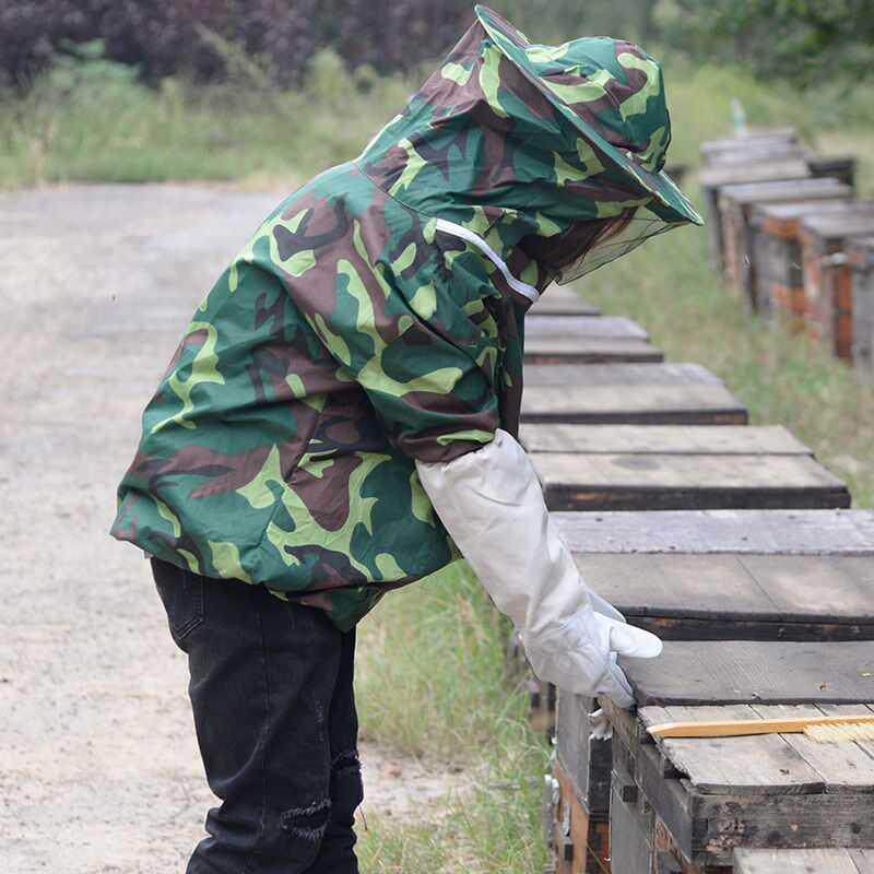 养蜂服防蜂衣全套防蜂服夏季散热透气半身防护服蜜蜂专用工具包邮
