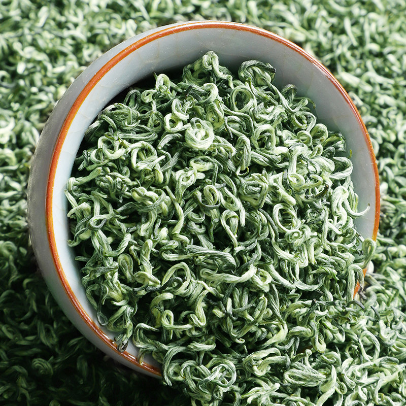 碧螺春明前特级新茶嫩芽雨前浓香型茶叶2022新茶炒青绿茶散装200g