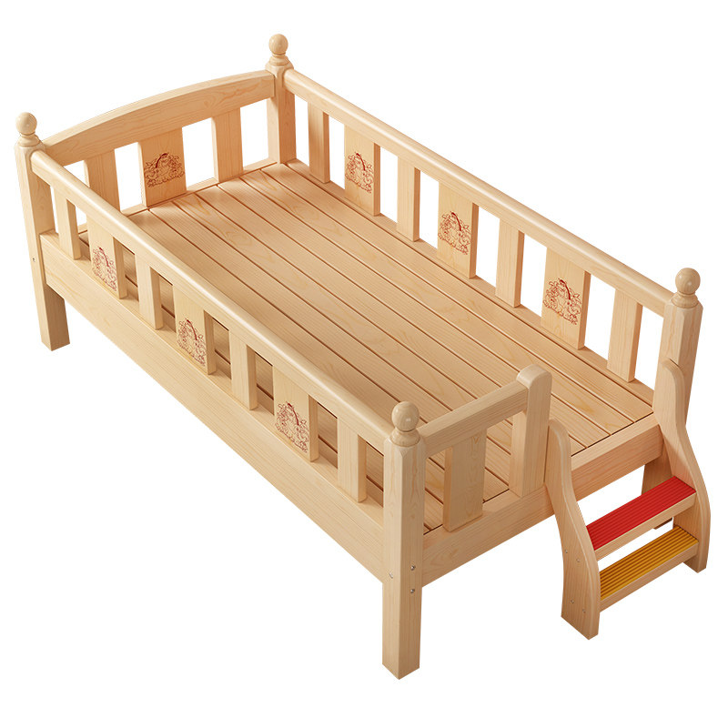 实木加宽床边拼接儿童童床婴儿宝宝小床大床儿童床
