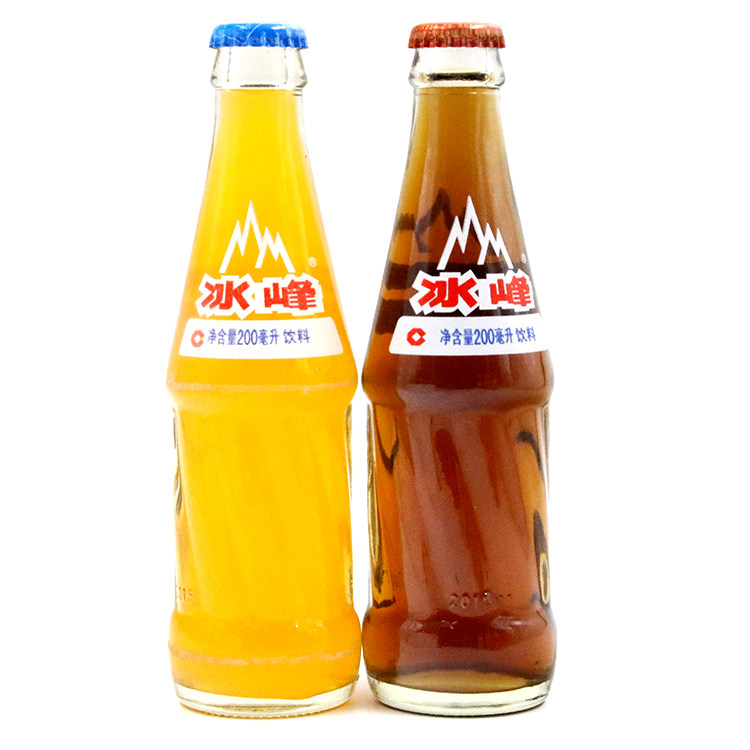陕西特产西安冰峰汽水200ml6支玻璃玻璃瓶瓶装碳酸饮料