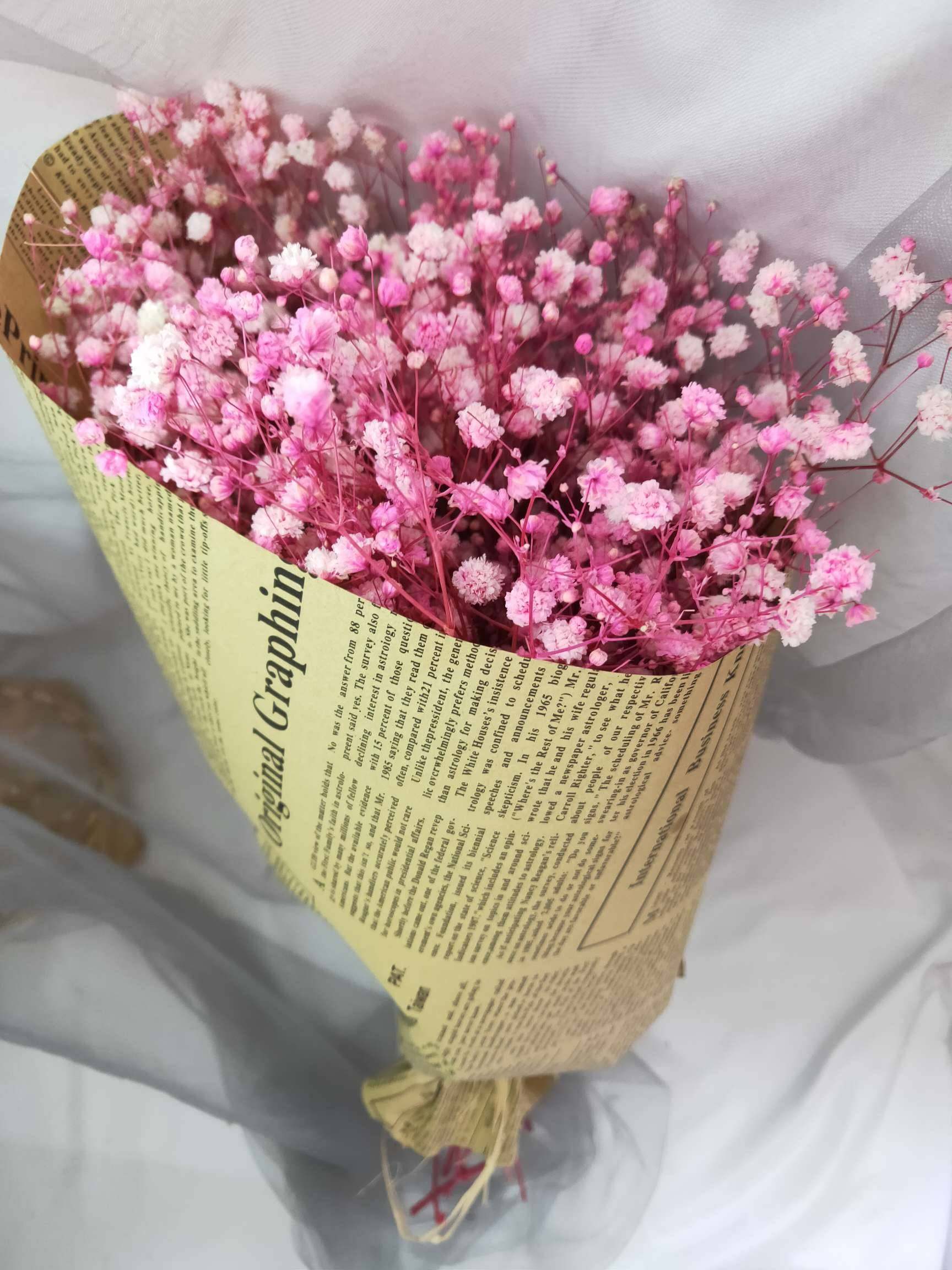 干花满天花束永生花满天星小清新ins客厅家居装饰摆件干花