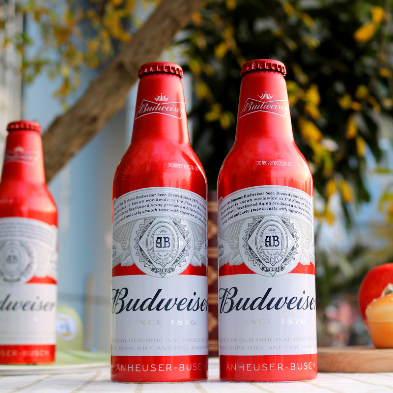 整箱国产百威啤酒铝罐百威355ml6瓶红色铝瓶12瓶百威红瓶可选