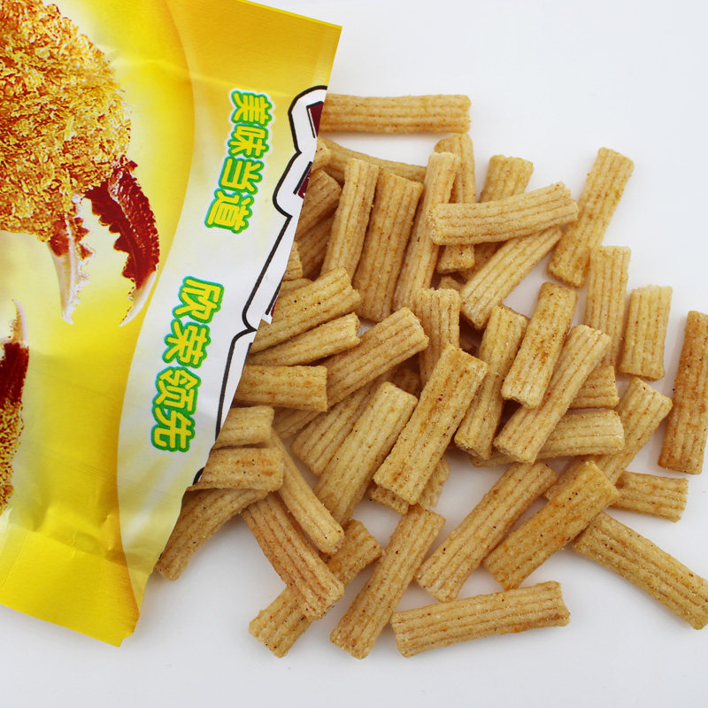 黄金40袋8090小时候怀旧零食小吃休闲食品散装一箱膨化食品