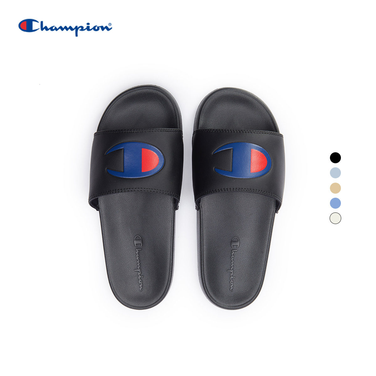 拖鞋champion冠军官网2021春夏新款经典logo情侣运动拖鞋