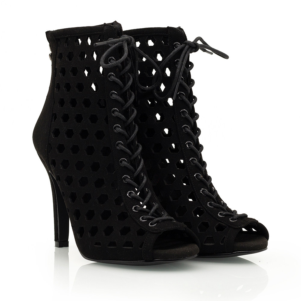 suphini交谊舞女鞋高跟舞靴肤色黑色salsaheelsdance恰恰拉丁拉丁舞鞋