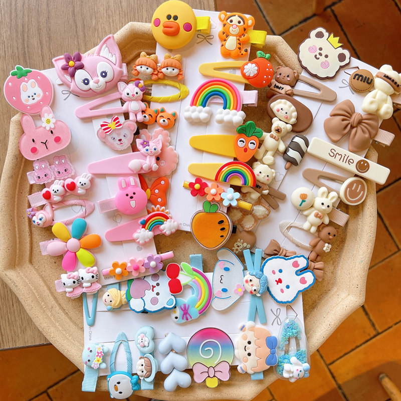 发夹儿童女孩卡通夹子夏季网红2022年新款女童发饰