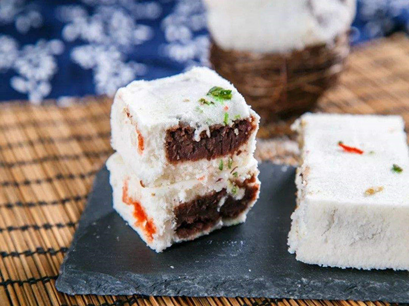 天津特产带馅糕干老式传统糕点米糯香甜茶点传统糕点