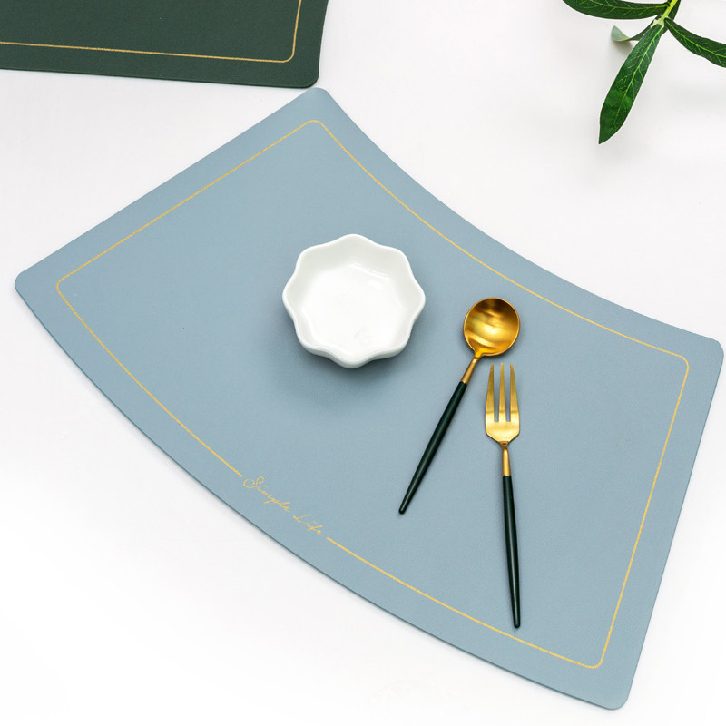 餐垫小号中式新中式酒店餐厅隔热扇形餐具家用餐垫