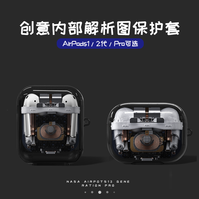 保护套耳机airpods创意拆机内部个性airpodspro耳机