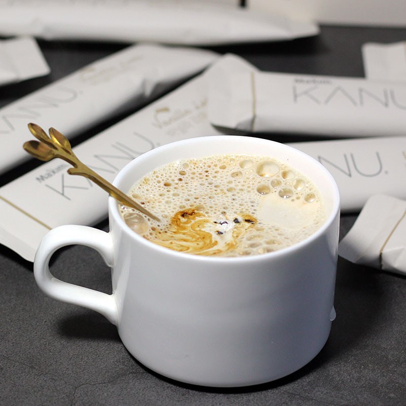 香草拿铁卡奴咖啡8条韩国进口速溶咖啡粉礼盒速溶咖啡