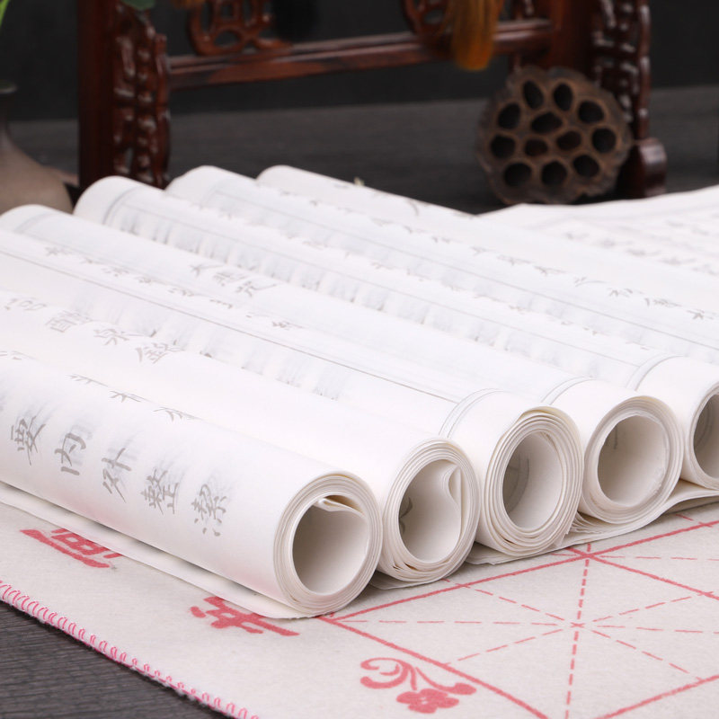 毛笔宣纸练习学生套装入门书法用纸专用临摹宣纸