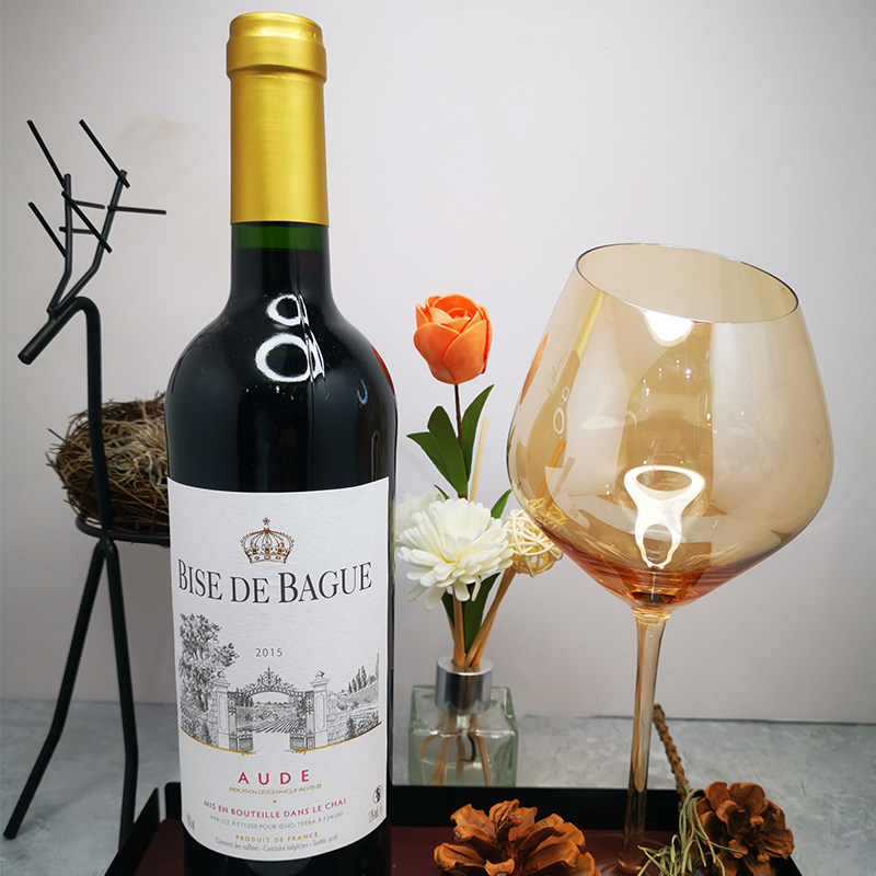 法国双支瓶装单瓶装盒装礼盒红葡萄酒精品风干奥德干红静态葡萄酒