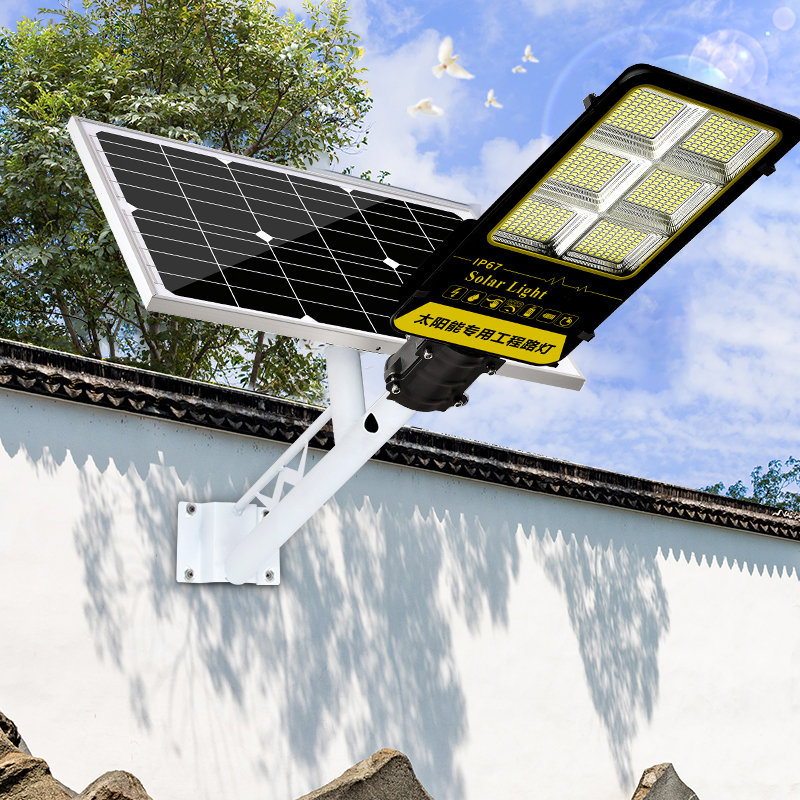 太阳能灯led新农村家用室内外庭院灯户外200w超亮大功率防水路灯