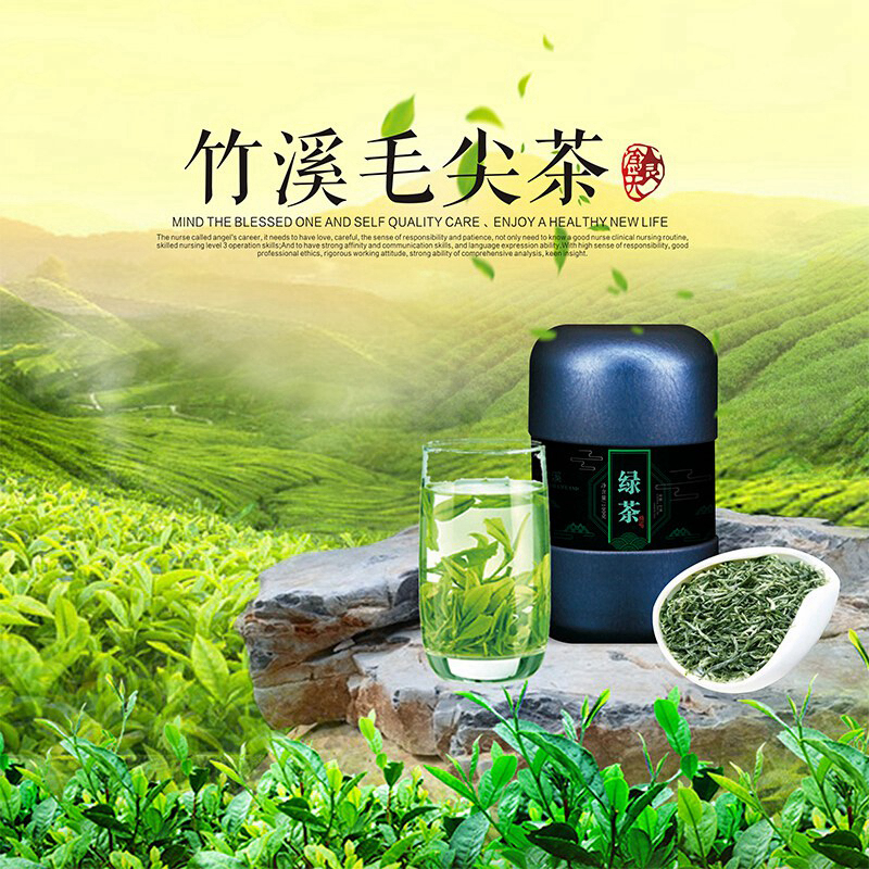 十堰特产竹溪毛尖2021年头采新茶竹溪茶叶春茶高山云雾绿茶明前茶
