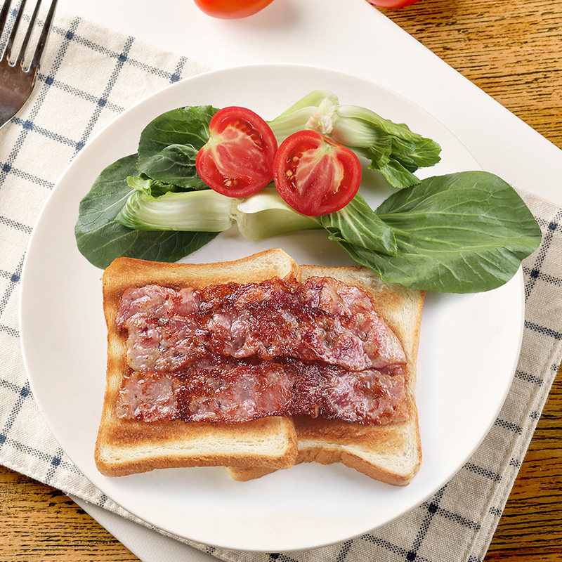 培根肉片英式风味烟熏里脊手抓配料早餐家用培根