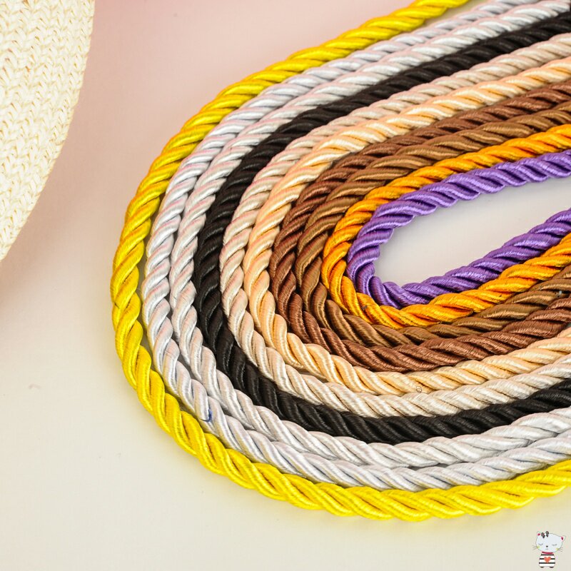 绳子手提库顺包装手提袋三股纸袋礼品盒绳子