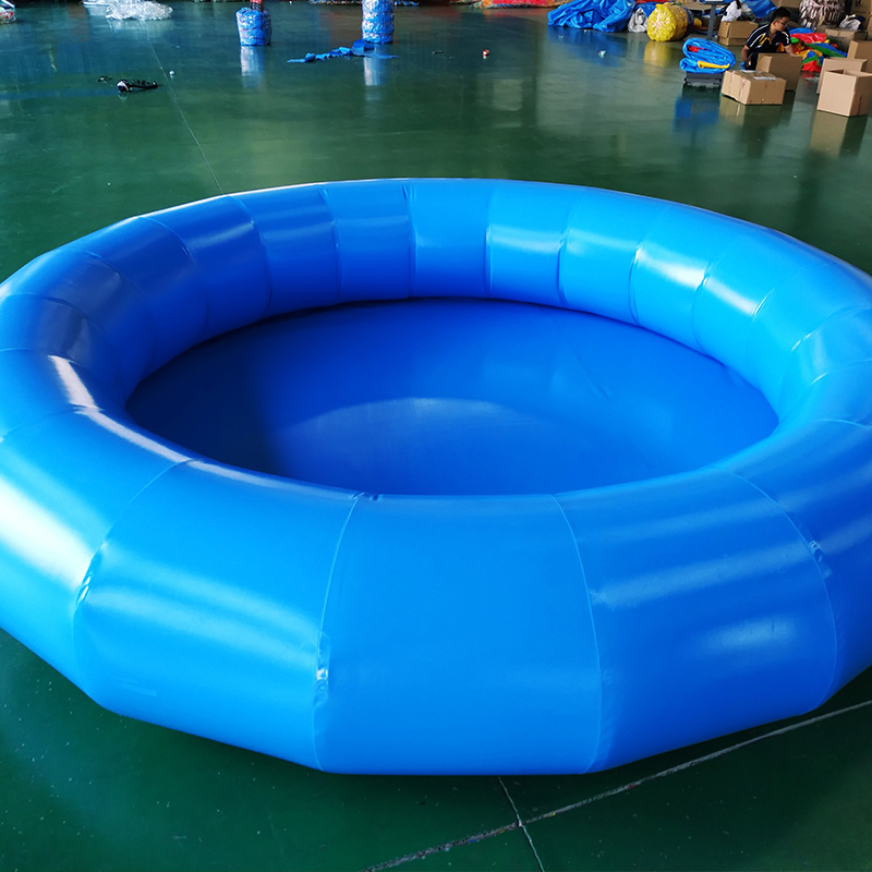 充气圆形水池广场摆摊大型儿童水上游乐设备户外游泳池