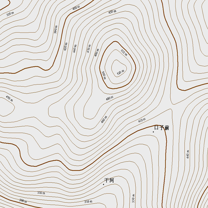 地图新款订制各区区域等高线电子版jpg格式设计素材