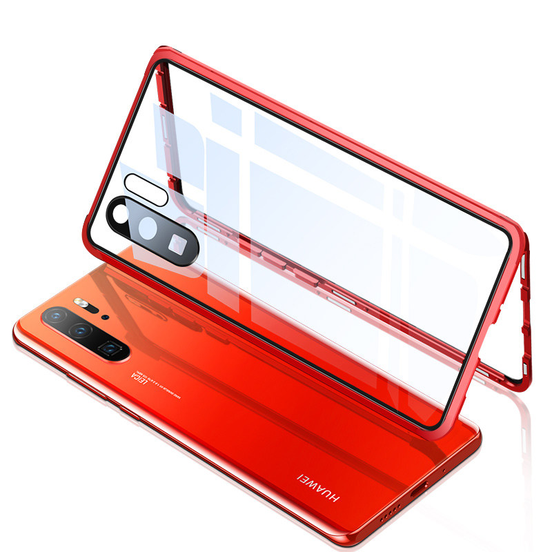 自带防摔全包vog-al10磁吸ele-al00保护套mate30pro边框金属手机保护