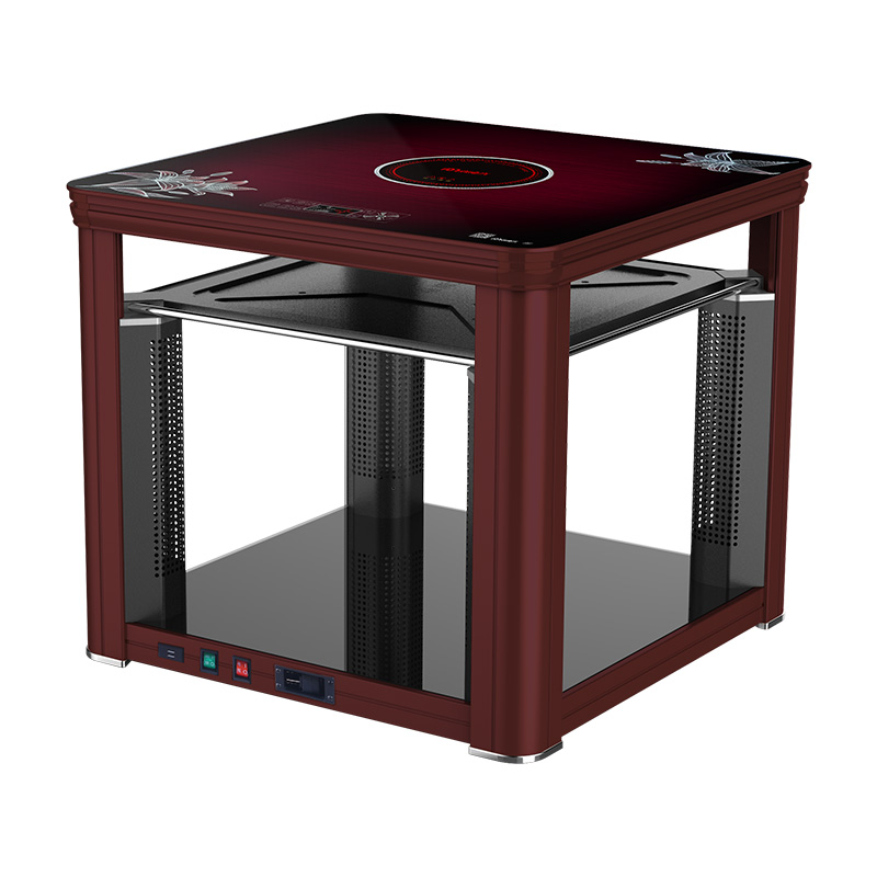 取暖焱魔方电暖桌电炉子烤火火炉家用四面烤炉取暖器取暖桌